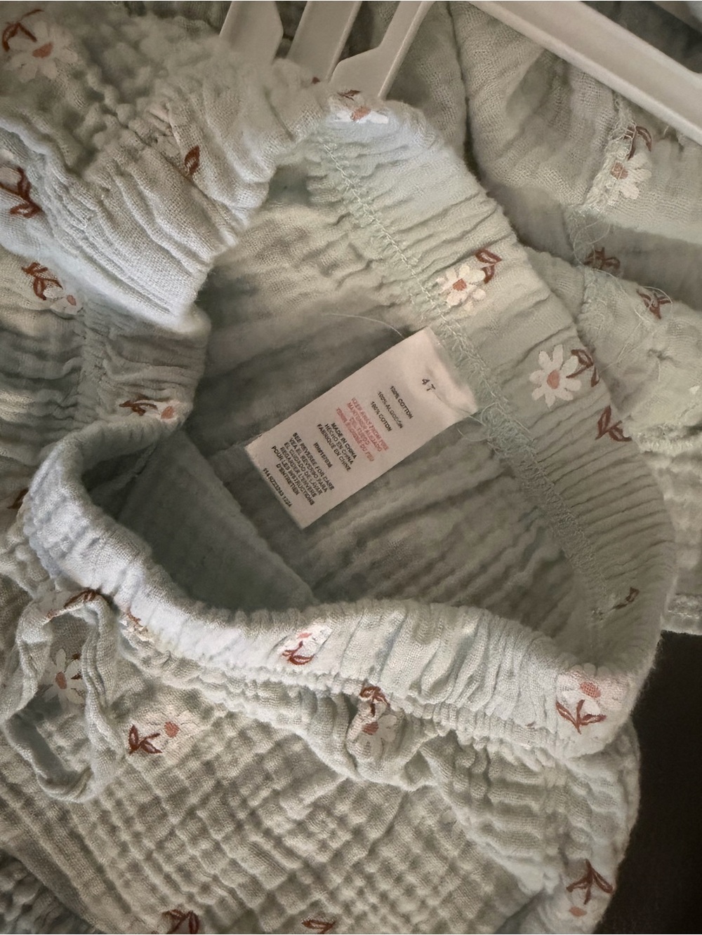 RZ Littles Sage Floral Ruffle Romper - Picture 5 of 6